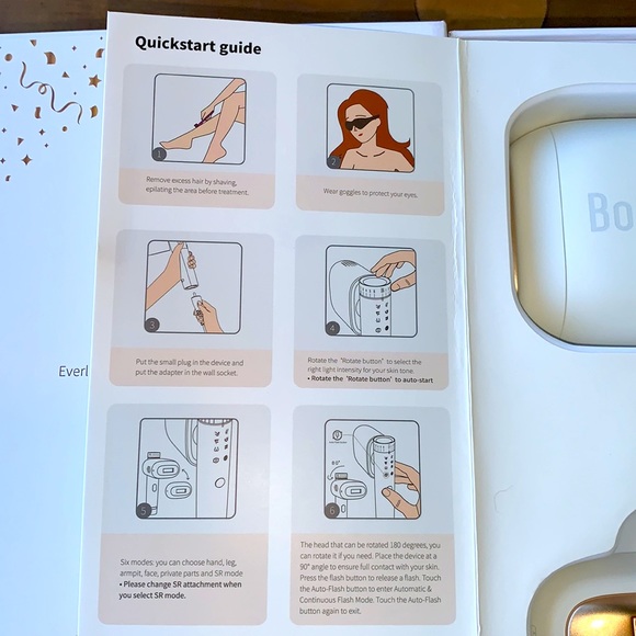 BoSidin Innovation Beautiful Technology that gives you smooth hairless skin. NIB - Picture 3 of 9